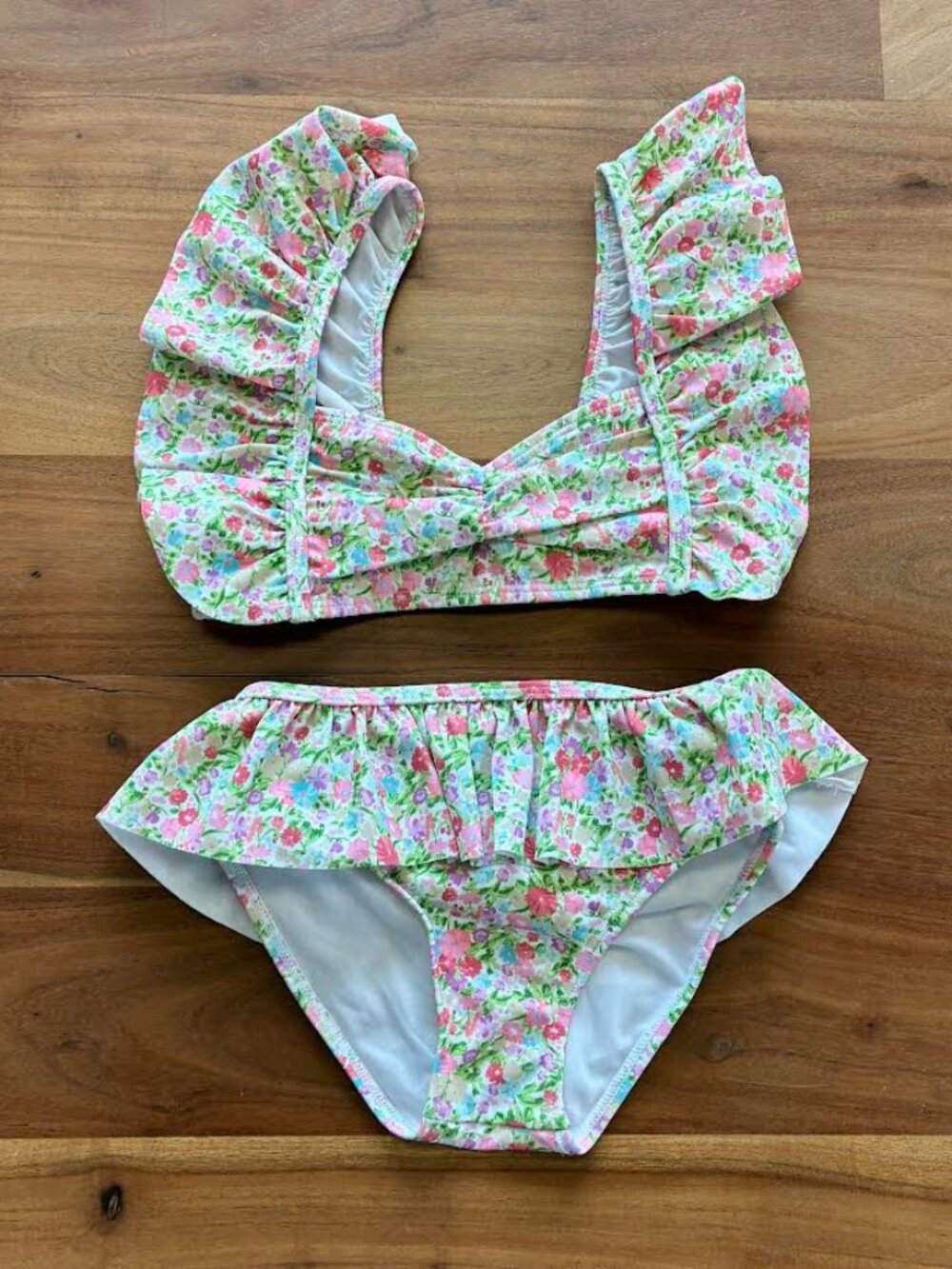 Janie and Jack- Floral Ruffle 2-Piece Swimsuit